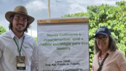 Lucas Ubiali and Fernanda Maciel jointly manage the farm