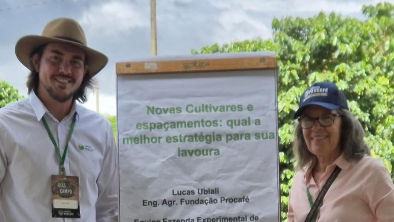 Lucas Ubiali and Fernanda Maciel jointly manage the farm