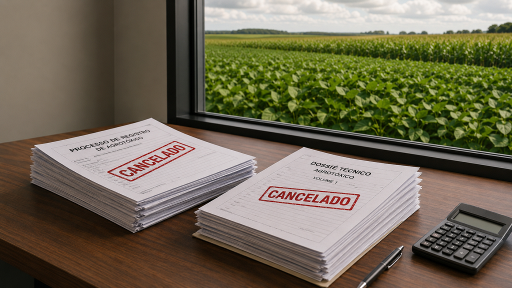 Demanda regulatória e custos aumentam cancelamentos de registros de pesticidas